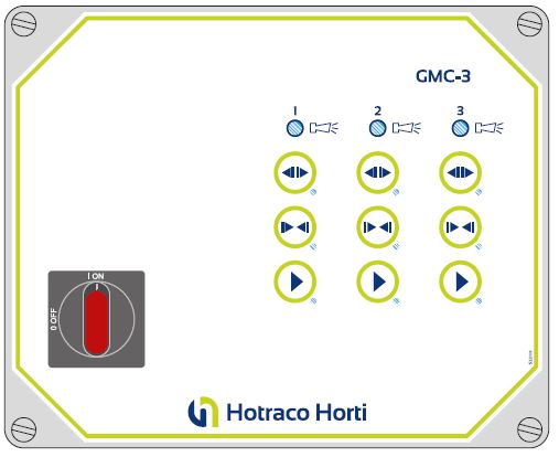 Cuadro de control para 3 motorreductores